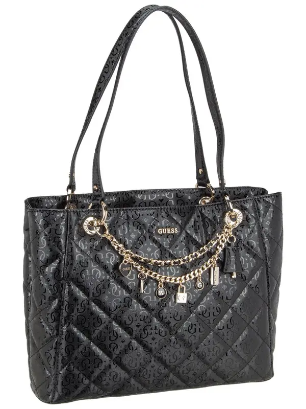 GUESS GUESS Torba za čez ramo 'Libby Noel'  črna