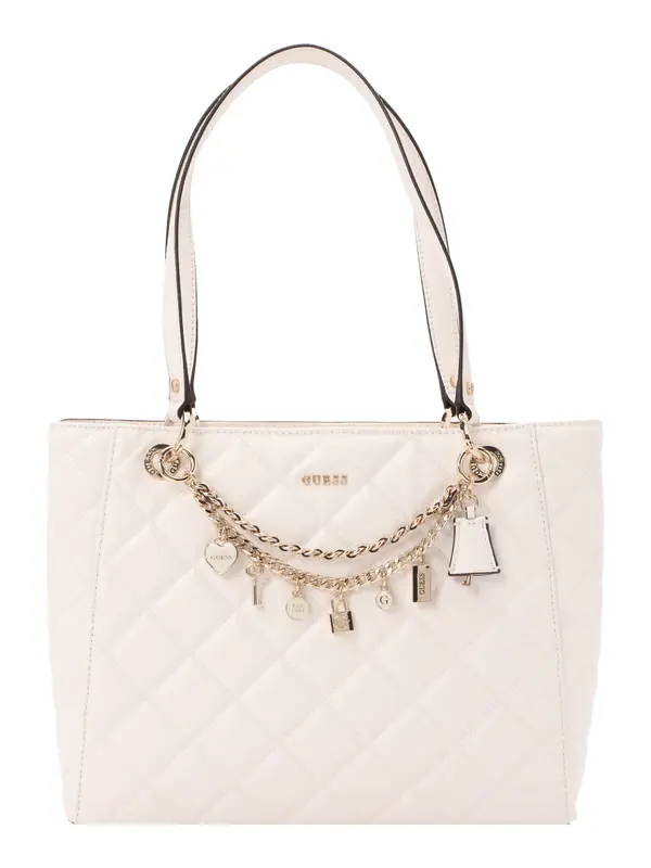 GUESS GUESS Torba za čez ramo 'Libby Noel'  off-bela