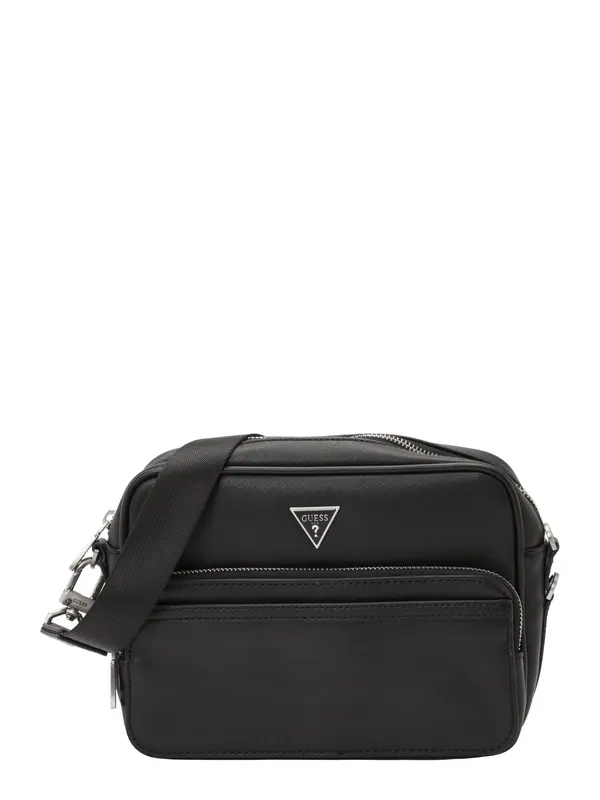 GUESS GUESS Torba za čez ramo 'MILANO CROSSBODY DOUBLE ZIP'  črna