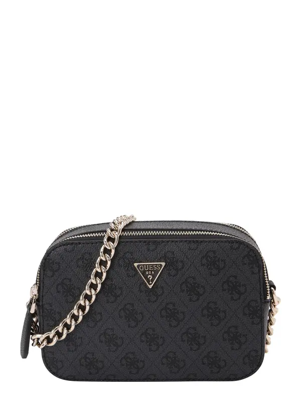 GUESS GUESS Torba za čez ramo 'NOELLE II CROSSBODY CAMERA'  temno siva / črna