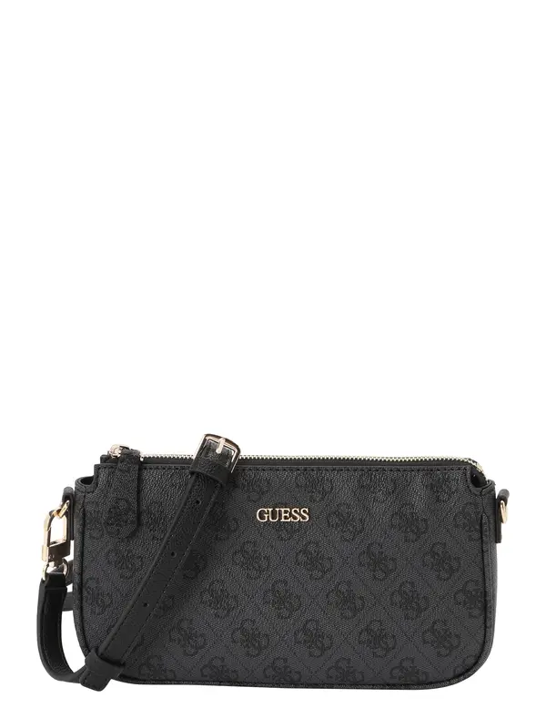 GUESS GUESS Torba za čez ramo 'NOELLE II DBL POUCH CROSSBODY'  antracit / temno siva