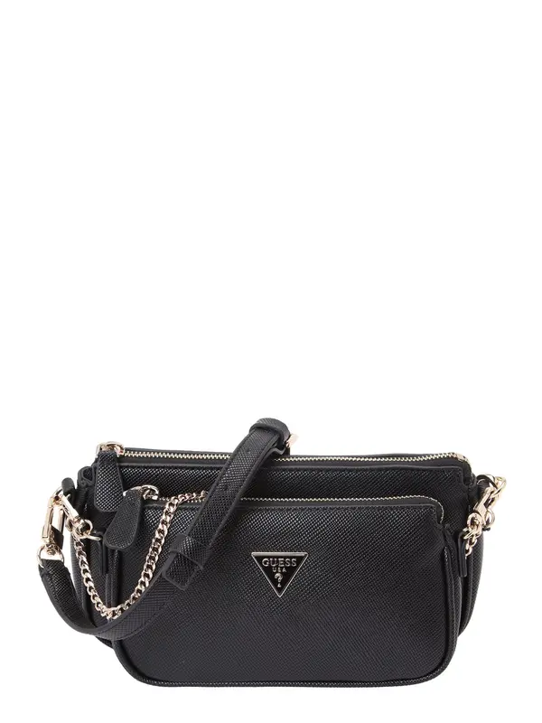 GUESS GUESS Torba za čez ramo 'NOELLE II DBL POUCH CROSSBODY'  črna