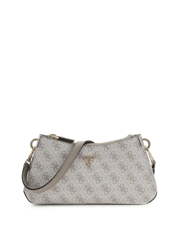 GUESS GUESS Torba za čez ramo 'Noelle II'  temno siva / bela