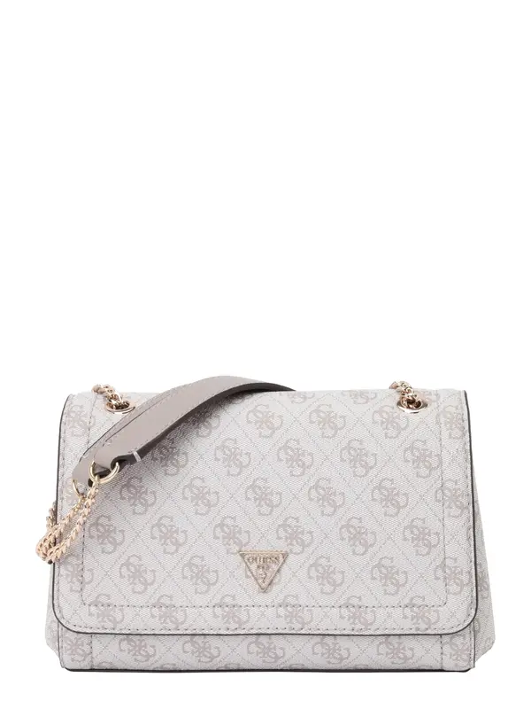 GUESS GUESS Torba za čez ramo 'Noelle II'  temno siva / off-bela