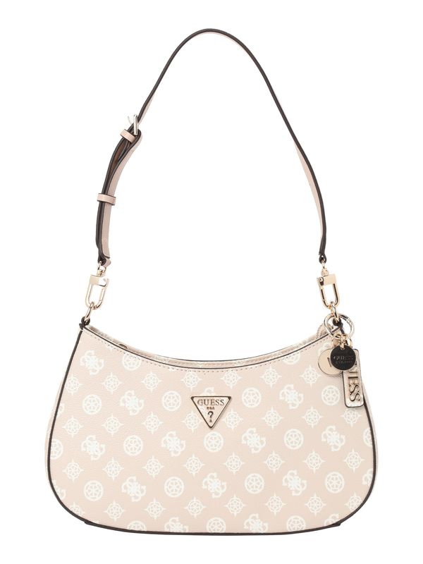 GUESS GUESS Torba za čez ramo 'NOELLE'  pesek / bela