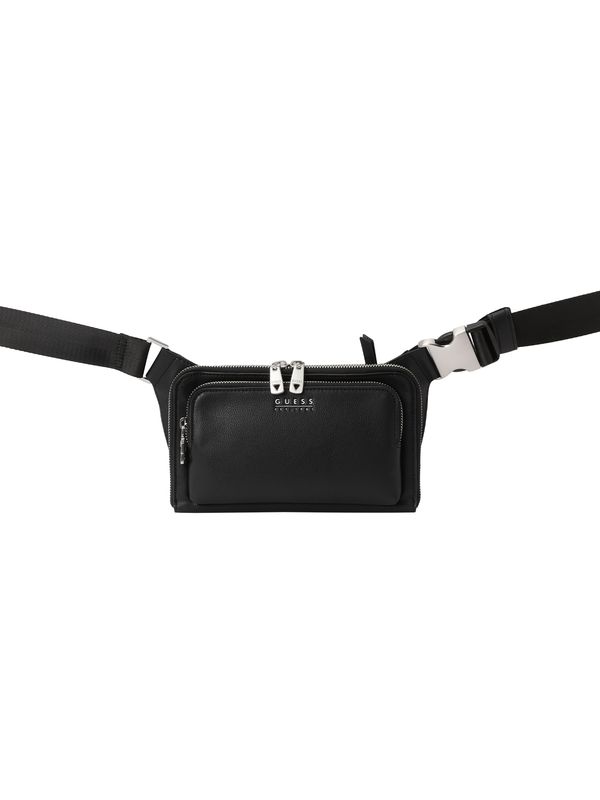 GUESS GUESS Torbica za okrog pasu 'MILANO'  črna
