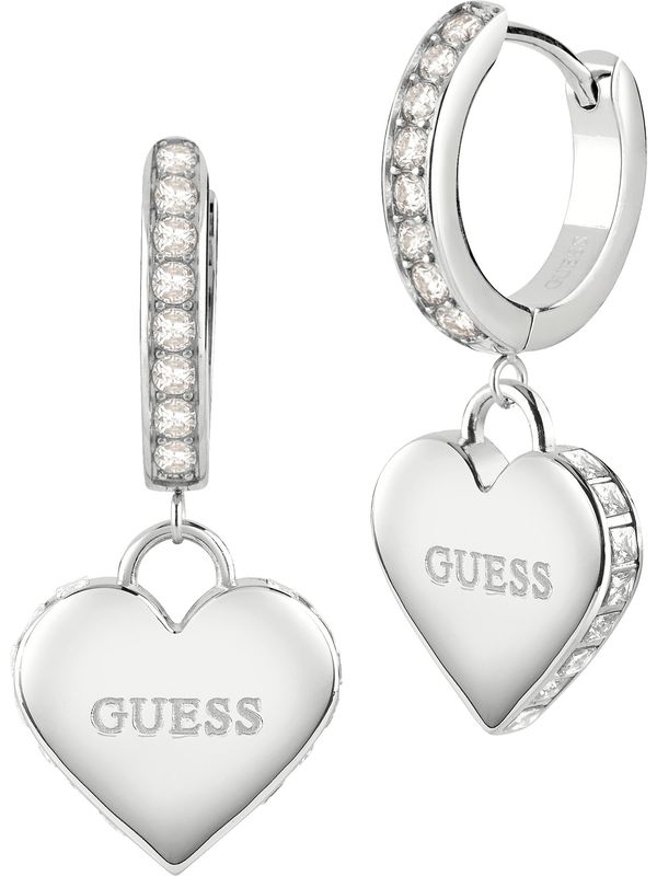 GUESS GUESS Uhani  srebrna