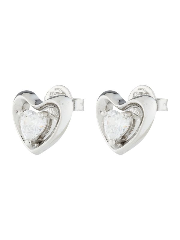 GUESS GUESS Uhani  srebrna / transparentna