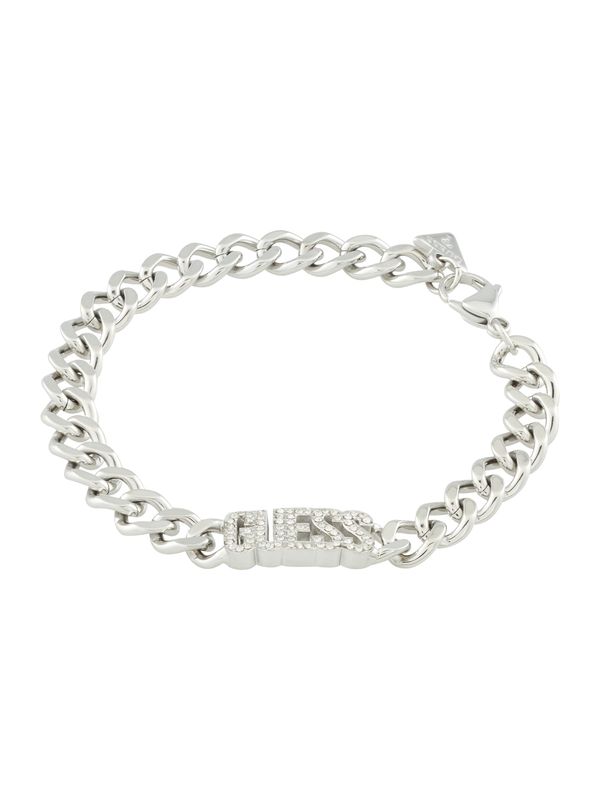 GUESS GUESS Zapestnica 'Arm Party'  srebrna / transparentna