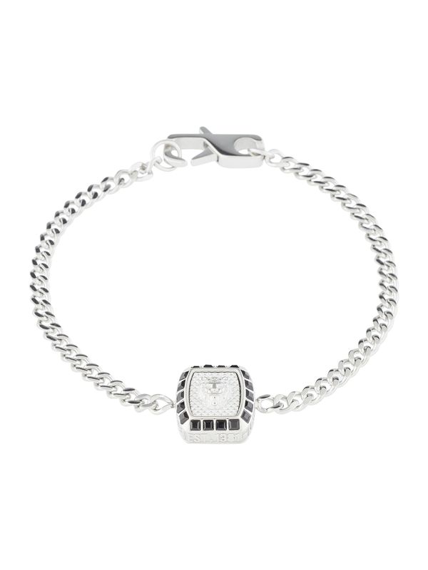GUESS GUESS Zapestnica  črna / srebrna