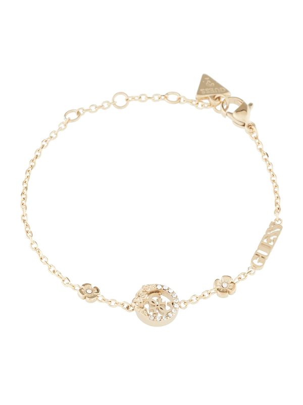 GUESS GUESS Zapestnica  zlata / transparentna