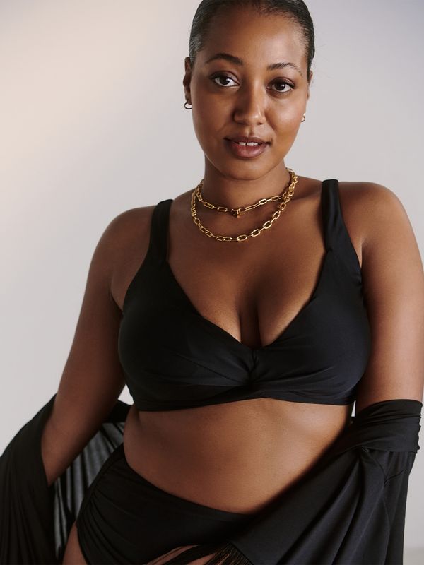 Guido Maria Kretschmer Curvy Guido Maria Kretschmer Curvy Bikini zgornji del 'Cosette'  črna