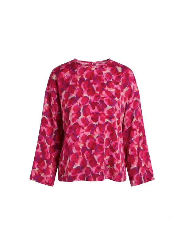 Guido Maria Kretschmer Curvy Guido Maria Kretschmer Curvy Bluza 'Louisa'  lila / roza / eozin