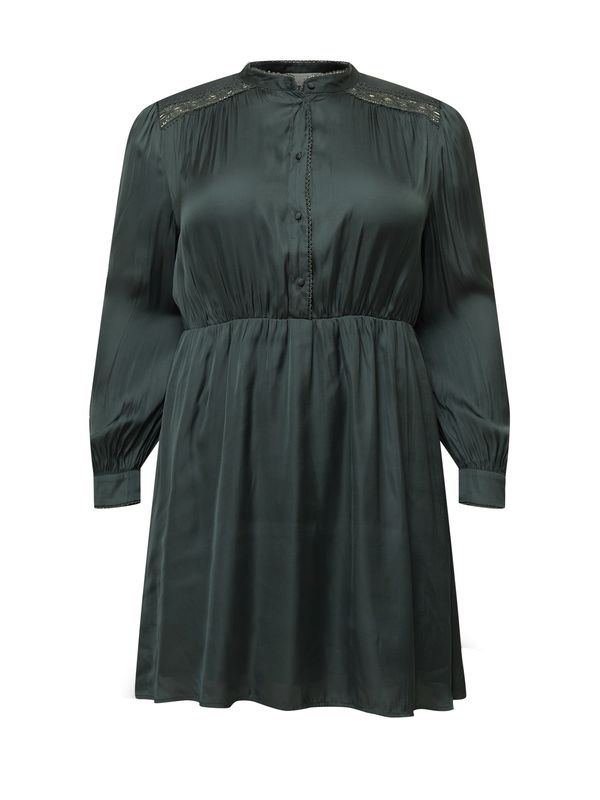 Guido Maria Kretschmer Curvy Guido Maria Kretschmer Curvy Dolga srajca 'Nathalie'  temno zelena