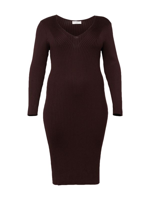 Guido Maria Kretschmer Curvy Guido Maria Kretschmer Curvy Pletena obleka 'Sheila'  rjava