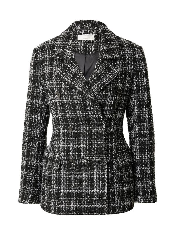 Guido Maria Kretschmer Women Guido Maria Kretschmer Women Blazer 'Medea'  srebrno-siva / pegasto črna