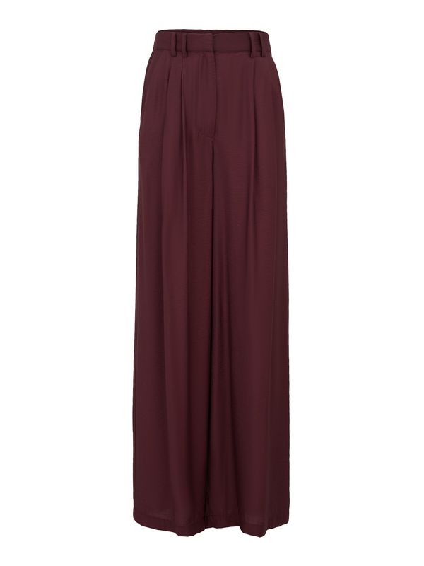 Guido Maria Kretschmer Women Guido Maria Kretschmer Women Hlače z naborki 'Finja'  kostanj rjava