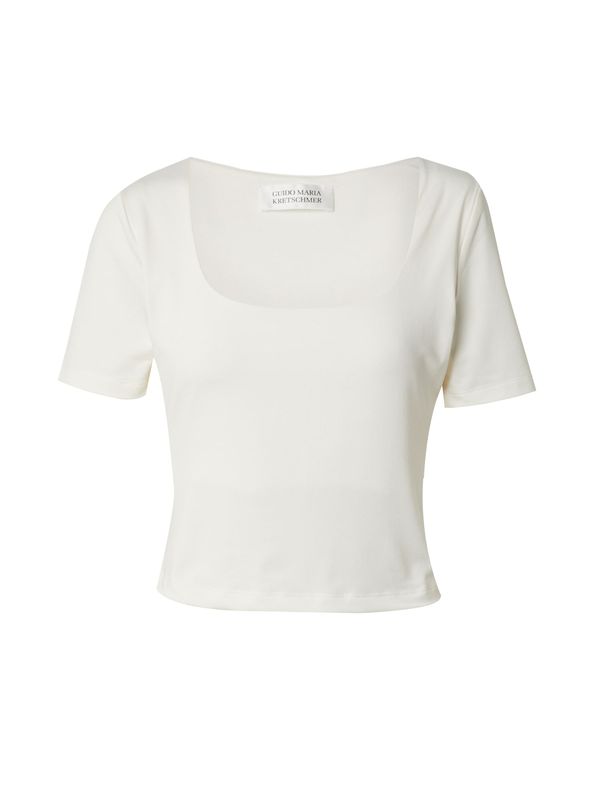 Guido Maria Kretschmer Women Guido Maria Kretschmer Women Majica 'Franja'  svetlo bež