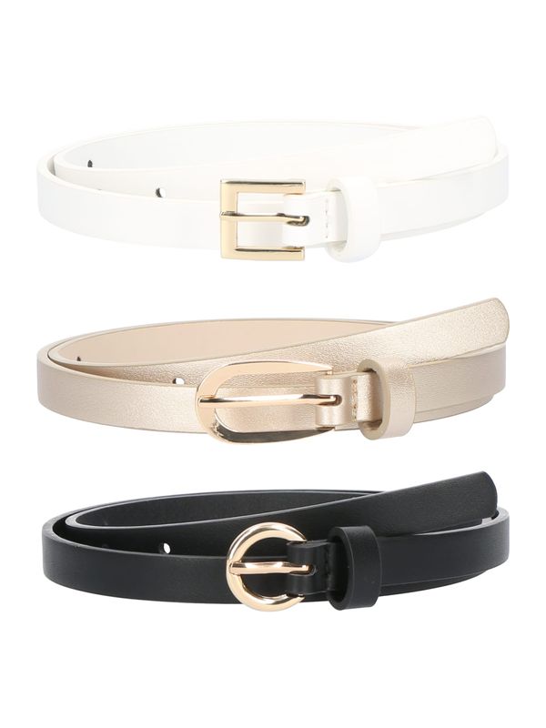 Guido Maria Kretschmer Women Guido Maria Kretschmer Women Pas 'Bianca'  zlata / črna / bela