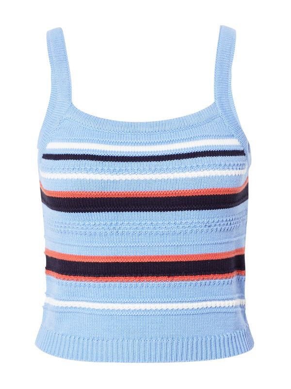 Guido Maria Kretschmer Women Guido Maria Kretschmer Women Top z naramnicami 'Gesina'  svetlo modra / temno oranžna / črna / bela