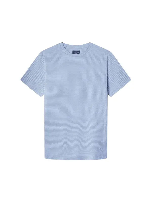 Hackett London Hackett London Majica 'Birdseye'  svetlo modra / bela