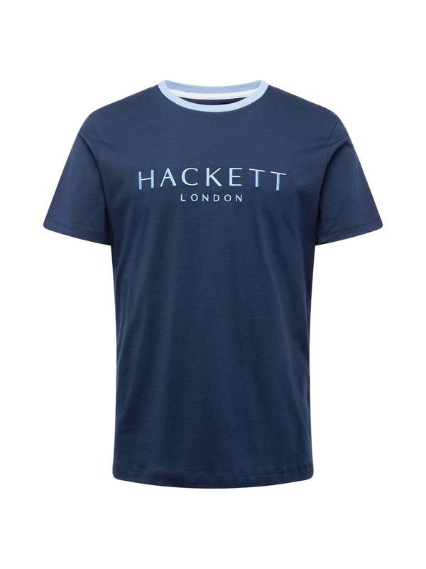 Hackett London Hackett London Majica 'HERITAGE CLASSIC'  svetlo modra / temno modra