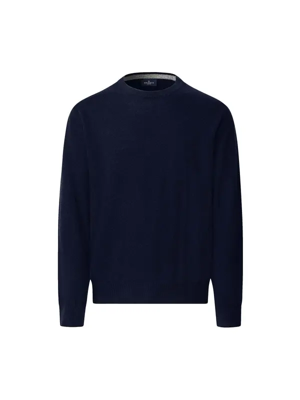 Hackett London Hackett London Pulover  temno modra / karamel