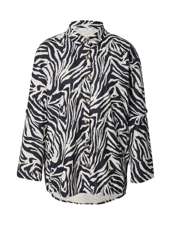 Hailys Hailys Bluza 'Ch44ristina'  črna / bela