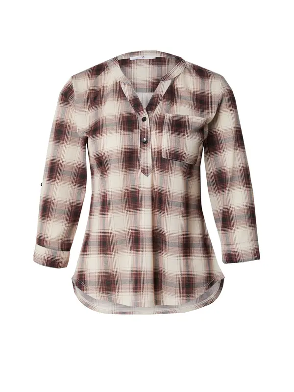 Hailys Hailys Bluza 'Di44nara'  kremna / bordo / črna