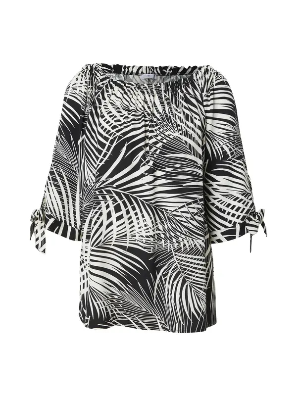 Hailys Hailys Bluza 'Lo44tty'  črna / bela