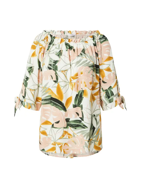 Hailys Hailys Bluza 'Lo44tty'  zlato-rumena / pastelno zelena / temno zelena / naravno bela
