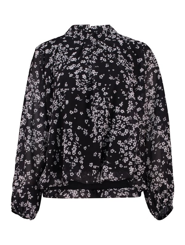 Hailys Hailys Bluza 'Re44ni'  črna / bela