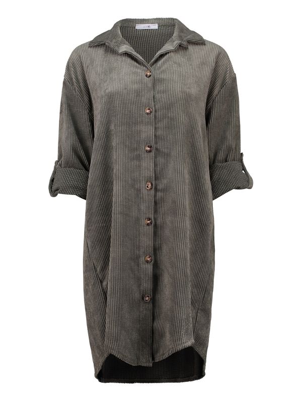 Hailys Hailys Dolga srajca 'Ro44bina'  kaki