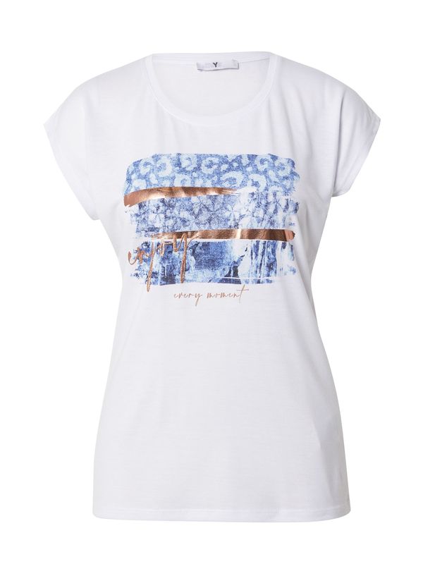 Hailys Hailys Majica 'De44lilo'  modra / bronasta / bela