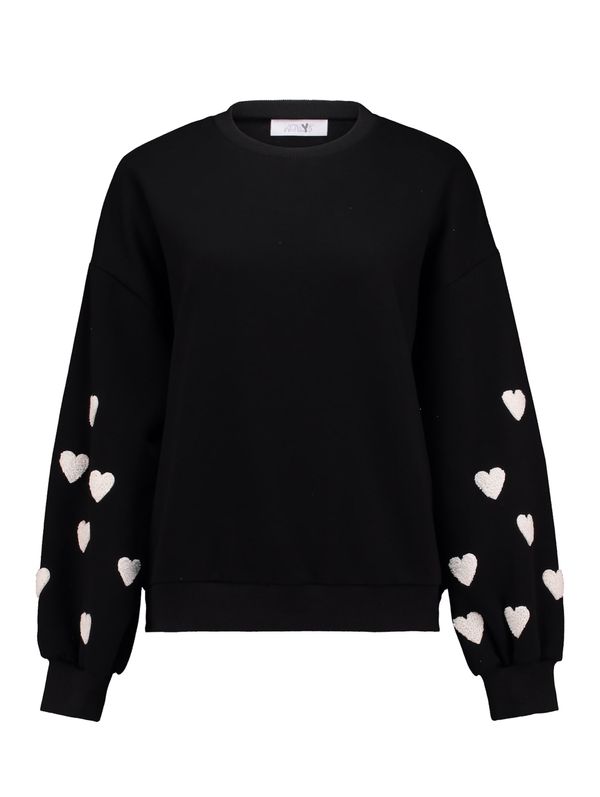 Hailys Hailys Majica 'Ha44rlow'  črna / bela