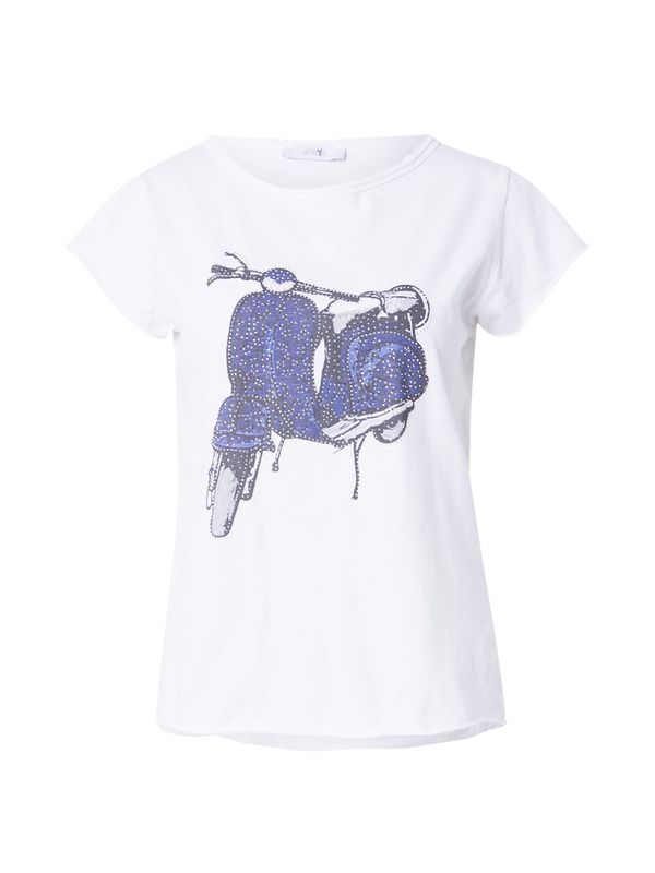 Hailys Hailys Majica 'Sv44enja'  kobalt modra / siva / črna / bela