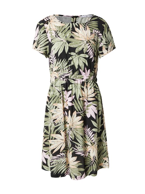 Hailys Hailys Obleka 'Denise'  bež / zelena / črna