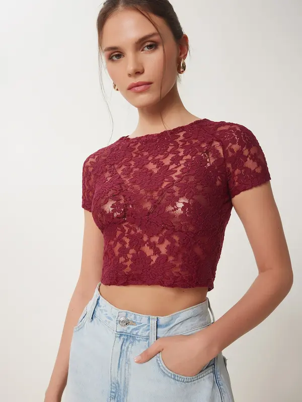 Happiness İstanbul Happiness İstanbul Bluza  burgund