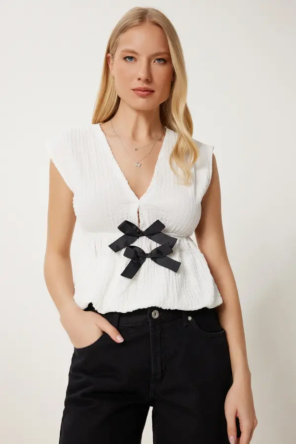 Happiness İstanbul Happiness İstanbul Bluza  naravno bela