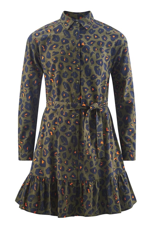 happy girls happy girls Obleka  modra / oliva / oranžna