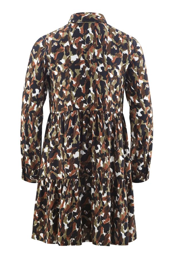 happy girls happy girls Obleka  rjava / oliva / črna / bela