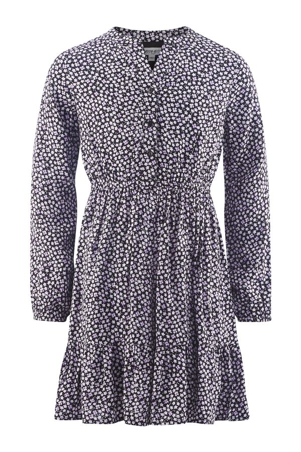 happy girls happy girls Obleka  temno liila / črna / bela