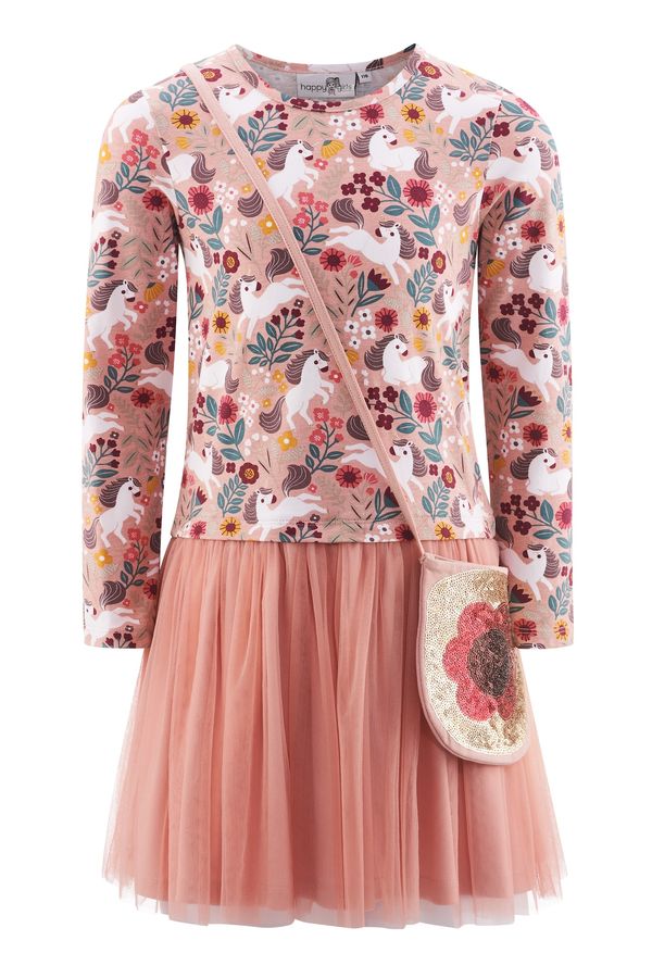 happy girls happy girls Obleka  zlata / smaragd / puder / bela