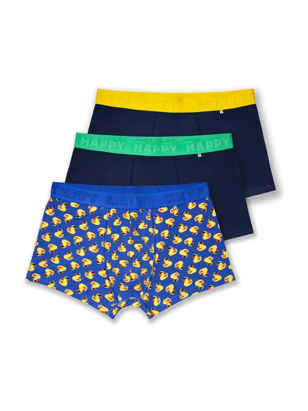 Happy Socks Happy Socks Boksarice 'Rubber Duck'  modra / marine / rumena / zelena