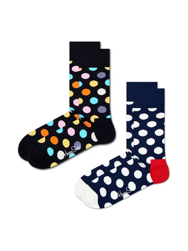 Happy Socks Happy Socks Nogavice '2-Pack Big Dot Socks'  mešane barve