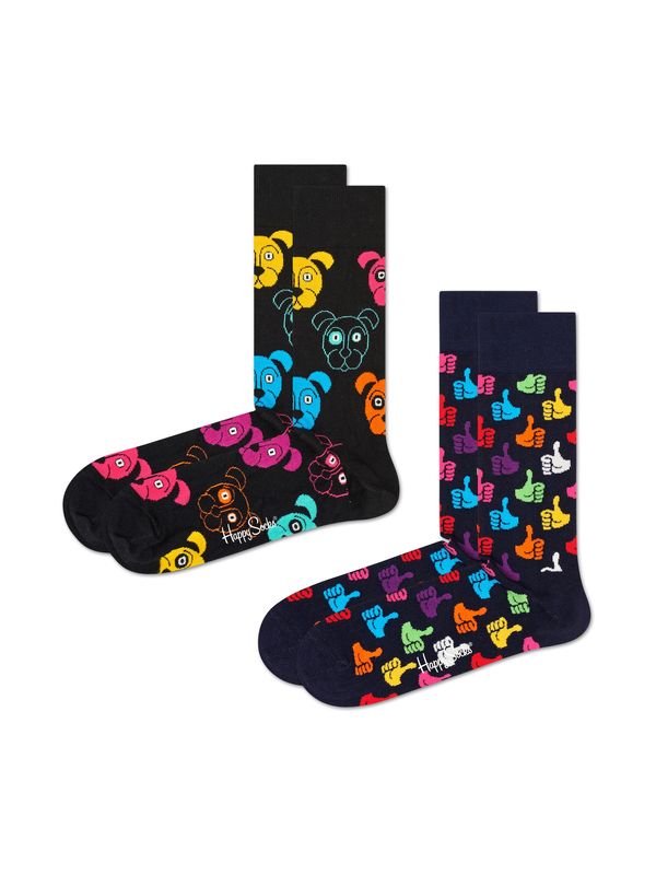 Happy Socks Happy Socks Nogavice '2-Pack Dog Socks'  mešane barve