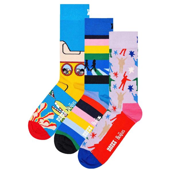 Happy Socks Happy Socks Nogavice  modra / azur / rumena / majnica