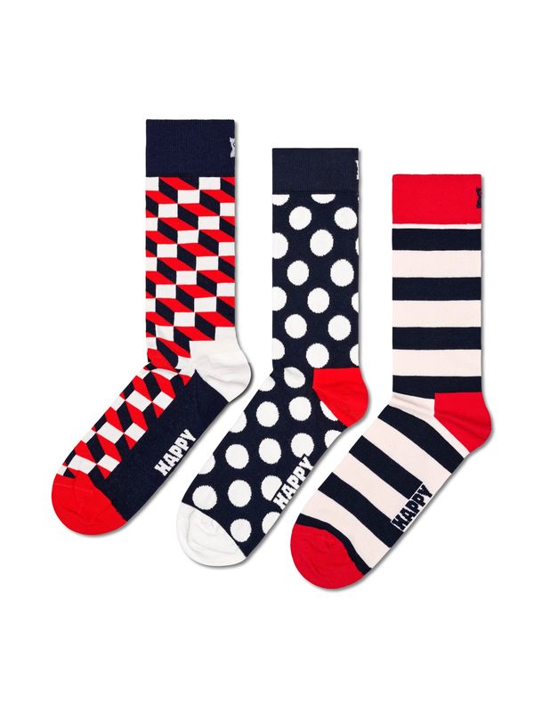 Happy Socks Happy Socks Nogavice  mornarska / rdeča / bela