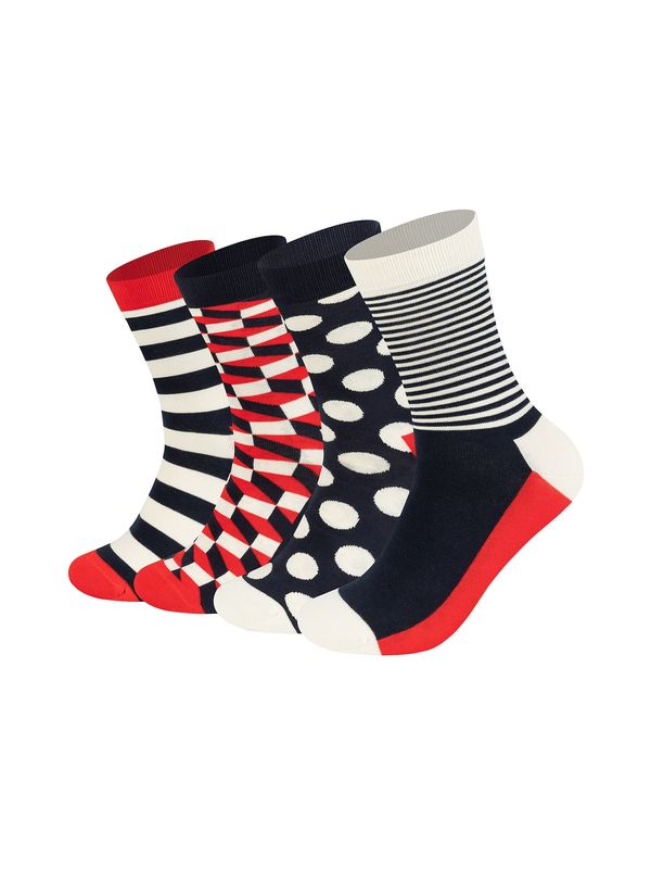 Happy Socks Happy Socks Nogavice  mornarska / rdeča / bela