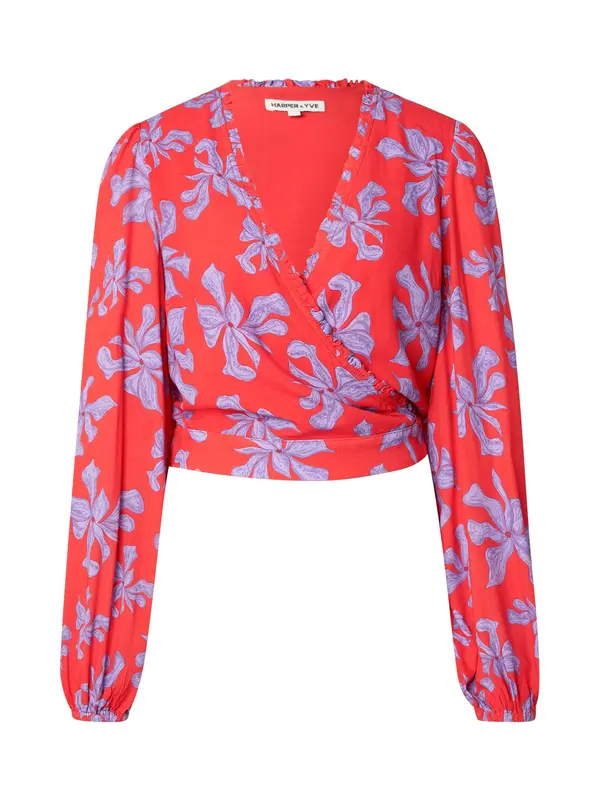 Harper & Yve Harper & Yve Bluza 'FLORA-LS'  lila / svetlo lila / rdeča